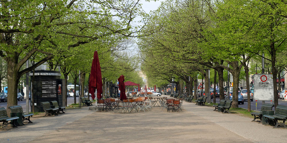 Unter den Linden i Berlin