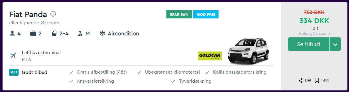 Billeje på Malta