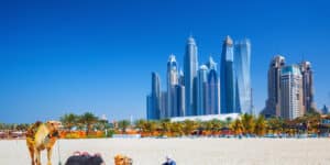 Jumeirah strand i Dubai