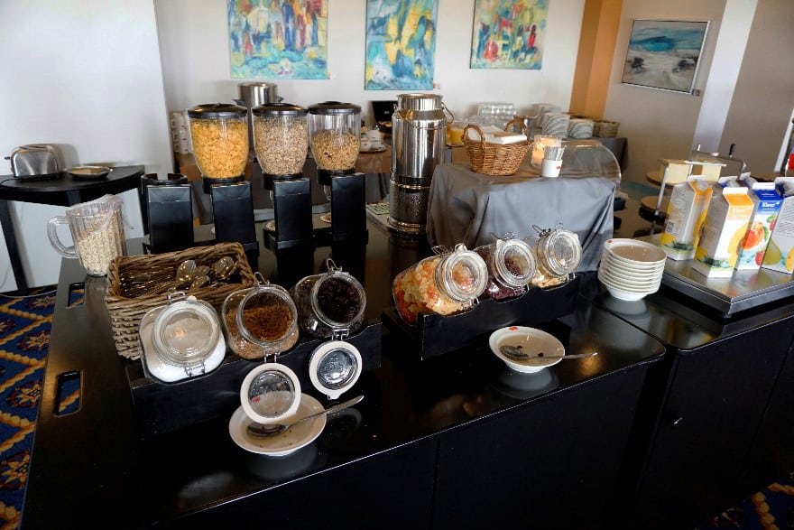 Morgenbuffet på Hotel Marina