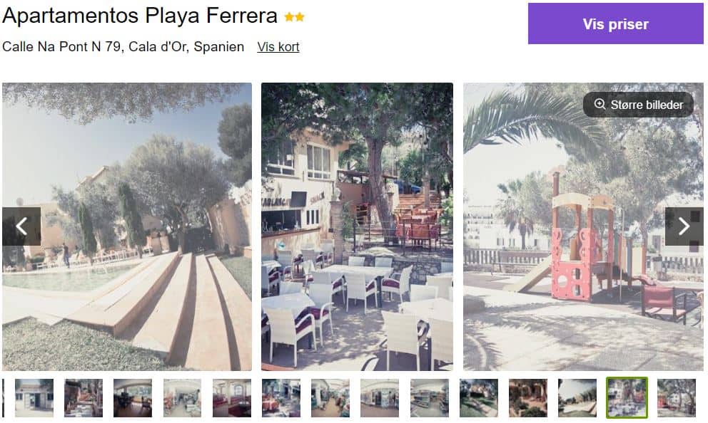 Apartamentos Playa Ferrera - Mallorca i Spanien