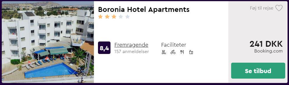 Boronia Hotel Apartments - Larcana på Cypern