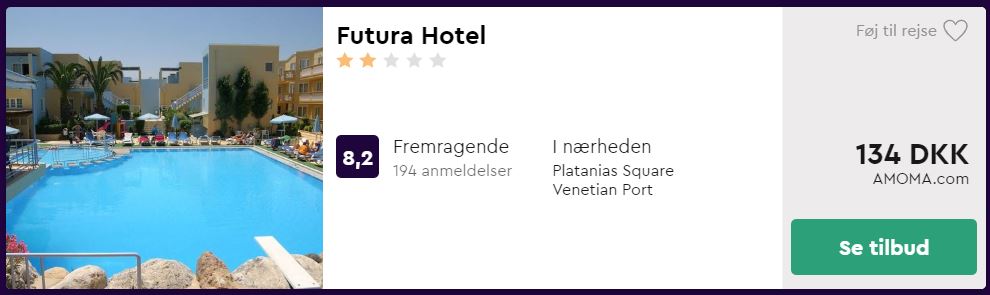 Futura Hotel - Kreta i Grækenland
