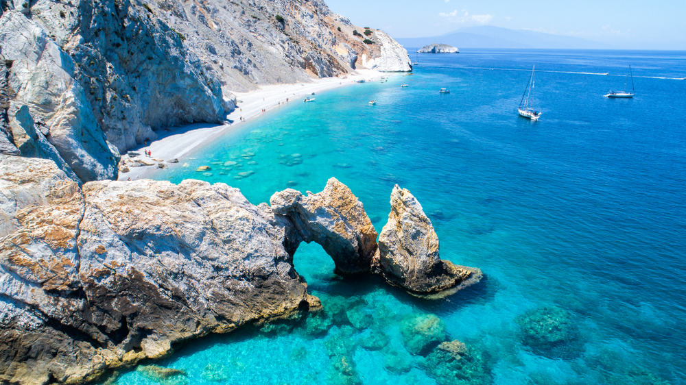 Lalaria stranden - Skiathos i Grækenland