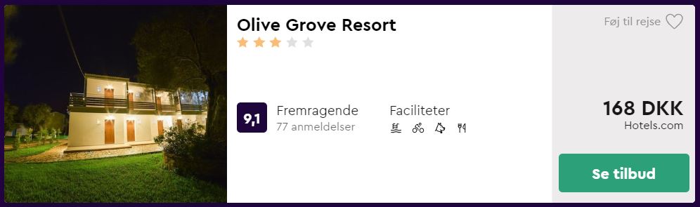 Olive Grove Resort - Korfu i Grækenland