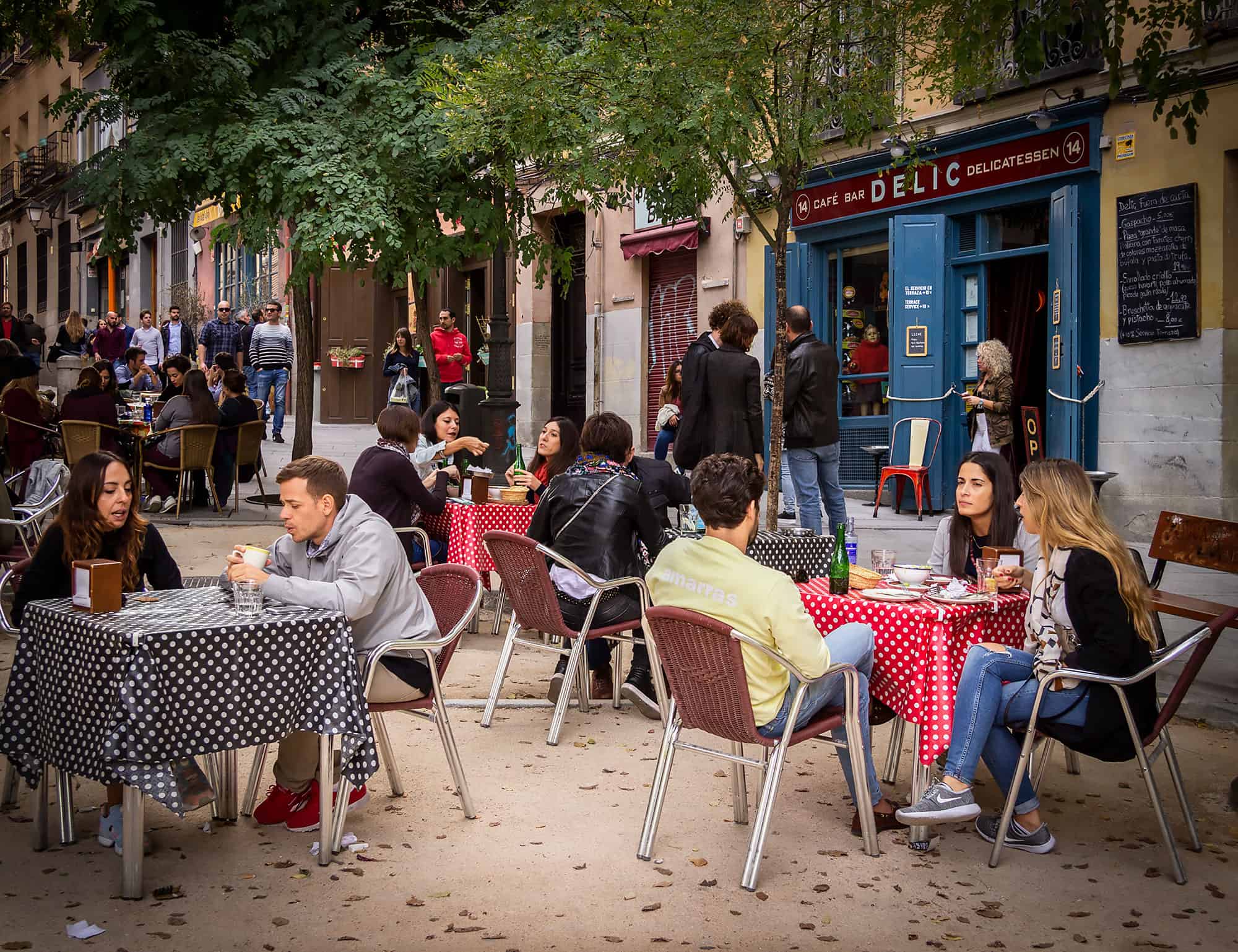 Plaza de la Paja i Madrid