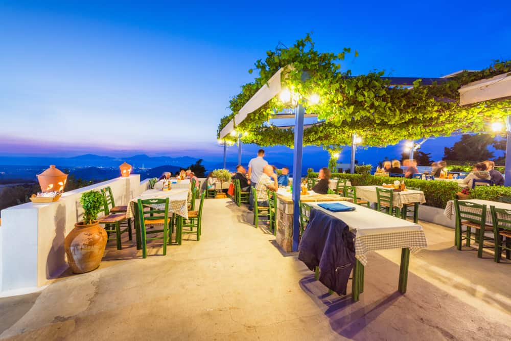 Restaurant på Kos i Grækenland