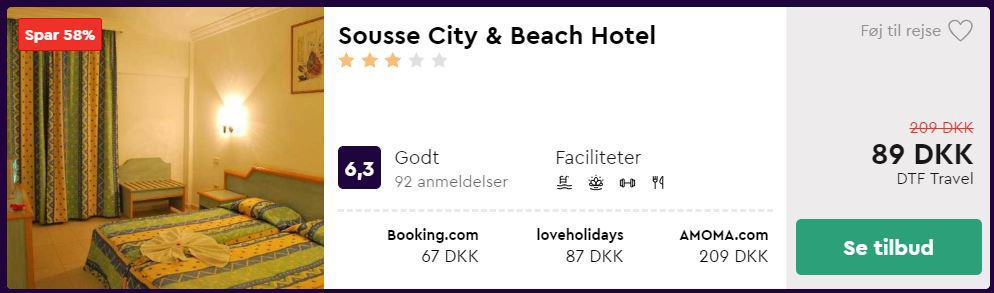Sousse City & Beach Hotel