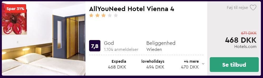 AllYouNeed Hotel Vienna 4 - Østrig