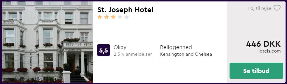 St. Joseph Hotel - London i England