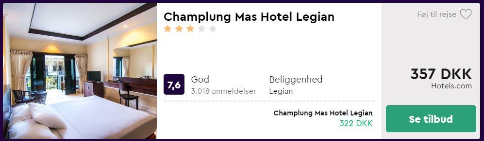 Champlung Mas Hotel Legian - Bali