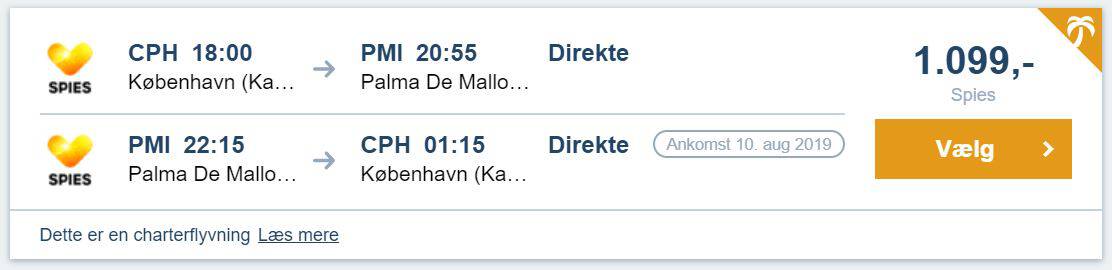 Flybilletter til Mallorca