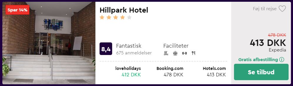 Hillpark Hotel - Nairobi i Kenya