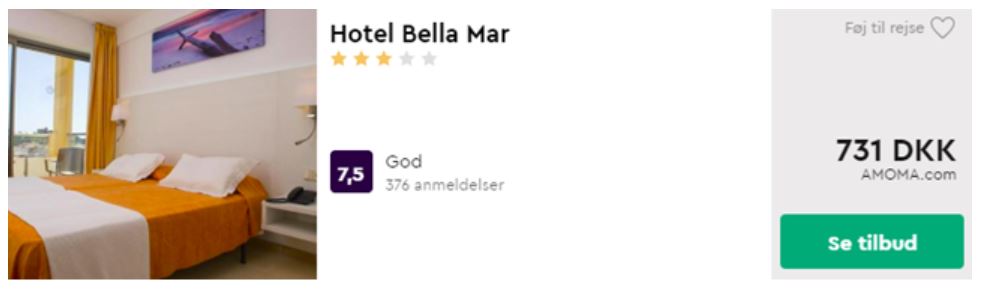 Hotel Bella Mar - Mallorca i Spanien