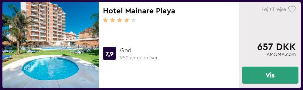 Hotel Mainare Playa - Spanien