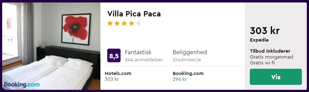 Villa Pica Paca i Gdansk i Polen