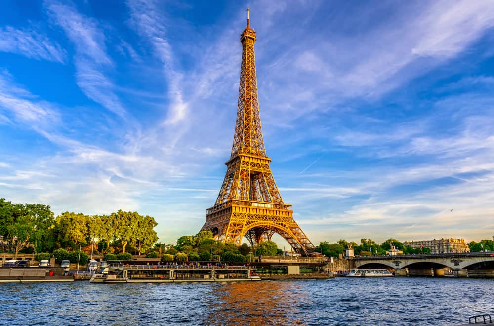 Eiffeltårnet i Paris i Frankrig