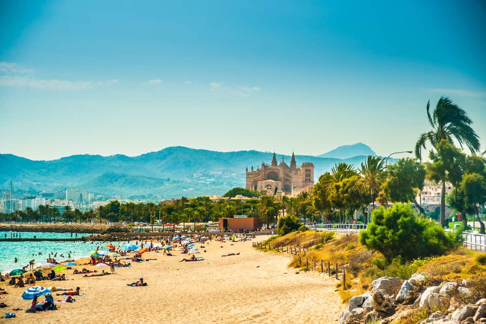 Palma på Mallorca i Spanien